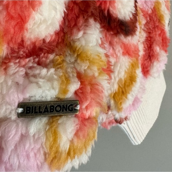 BILLABONG TIME OFF HALF ZIP FLEECE PULLOVER SIZE MEDIUM LAVENDER KISS - Picture 6 of 9